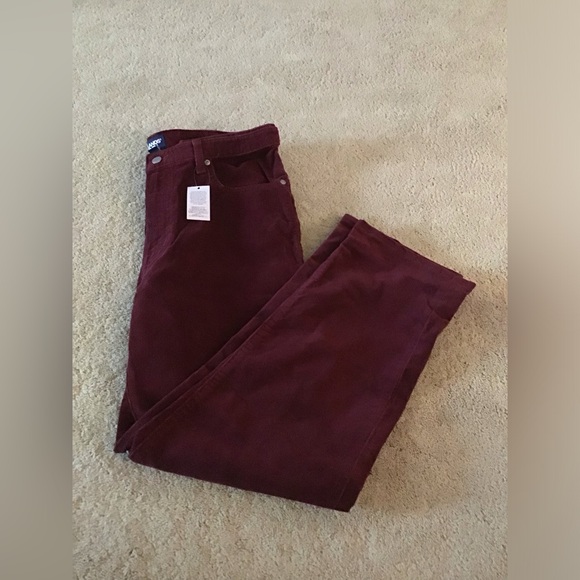 Lands' End Other - NWT Lands’ End Men’s 34x30 Burgundy Corduroy Traditional Fit Pants